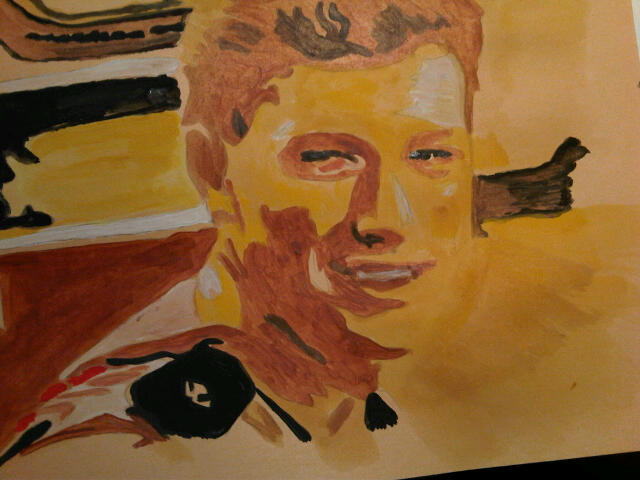 HALLYDAY Aquarelle Camatou